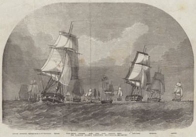 The Baltic Fleet Leaving Spithead by Edwin Weedon